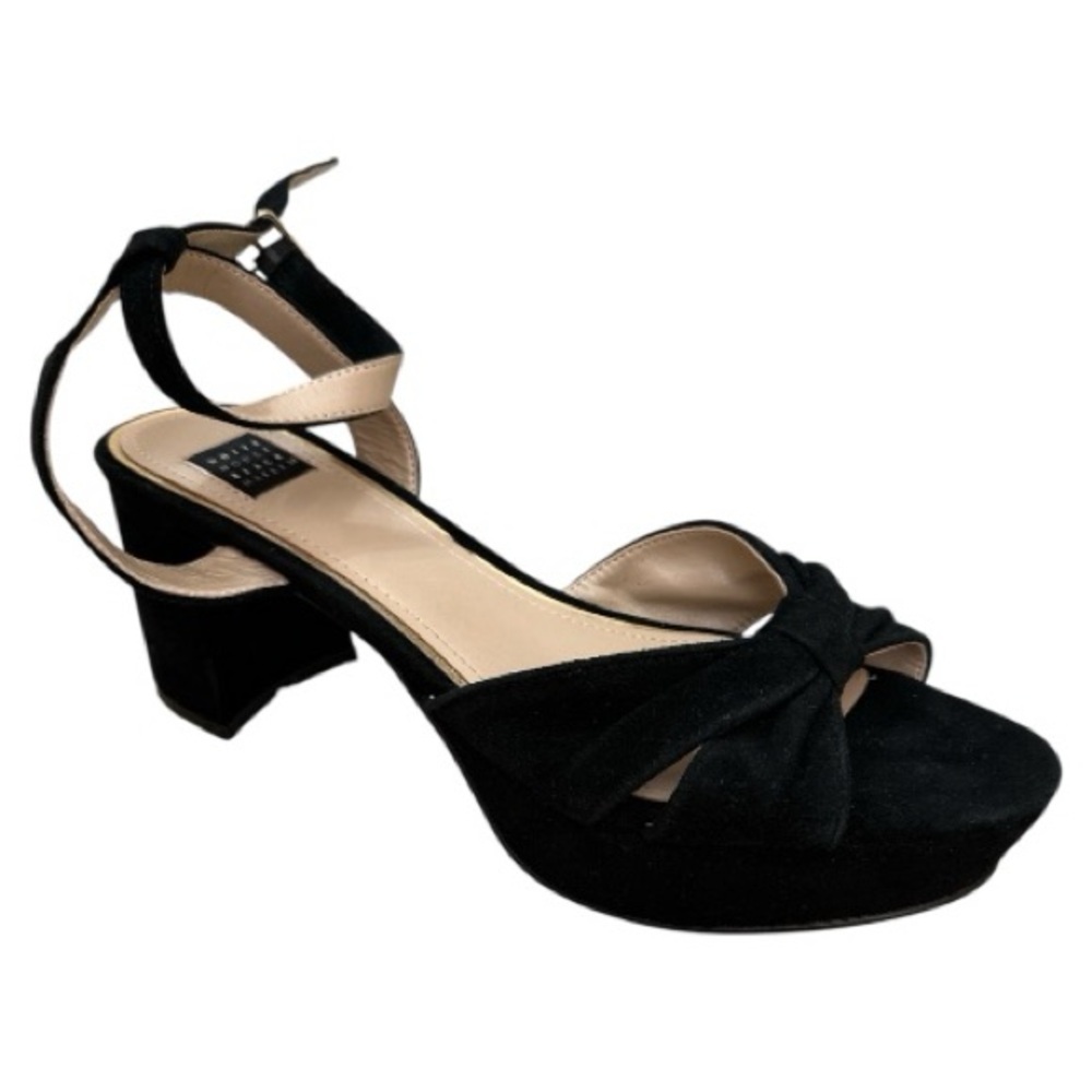 White House Black Market Suede Platform Sandals Size 9 Never Worn - Picture 4 of 10